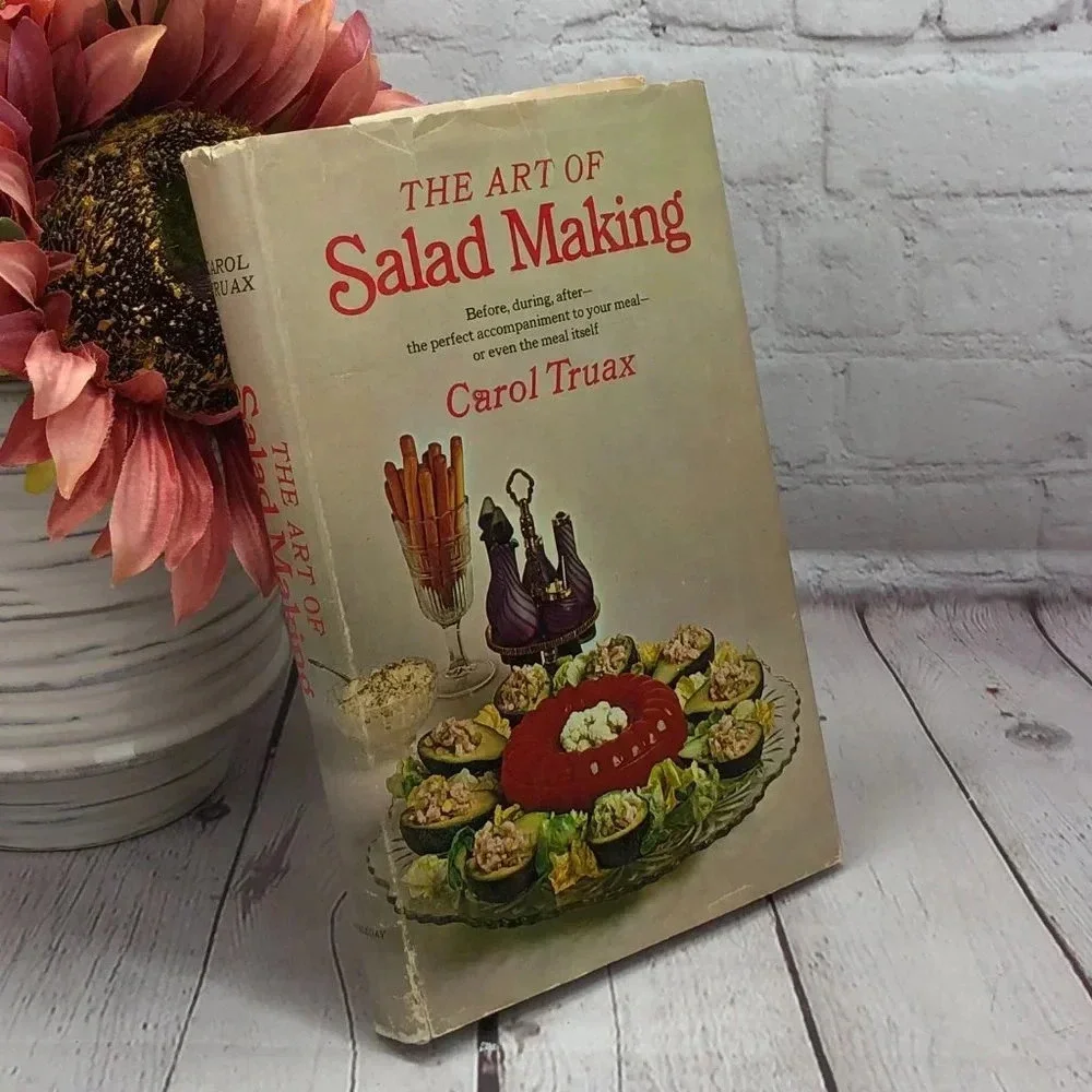 vintage cookbook the art of salad making 1968